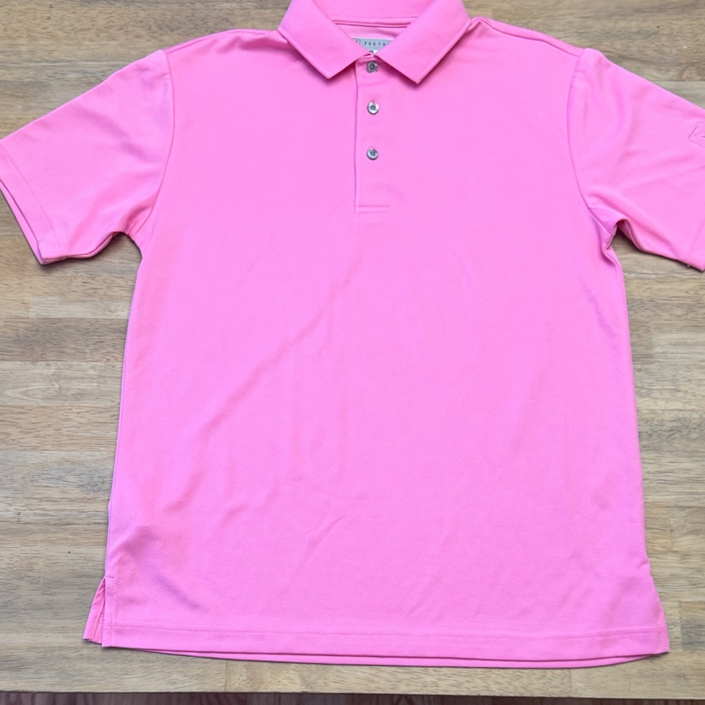 PGA Tour Vibrant Pink Polo Shirt